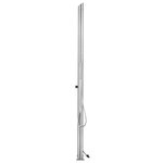 vidaXL Douche de jardin 220 cm Acier inoxydable