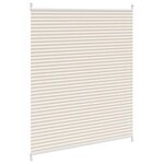 vidaXL Store plissé 110x150 cm Crème