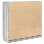 vidaXL Buffet et tiroirs sonoma gris 100 5x35x98 5cm bois d'ingénierie