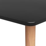 vidaXL Table de bar Noir 120x60x105 cm