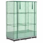 vidaXL Jardinière surélevée avec housse aspect rotin 80x40x123 cm