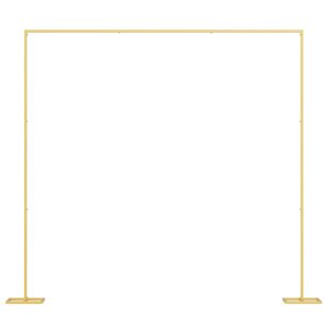 vidaXL Arche de mariage Doré 338 x 35 x 300 cm Acier