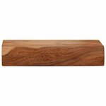 vidaXL Étagères murales 2 Pièces 40x17x8 cm bois massif d'acacia