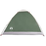vidaXL Tente de camping à dôme 4 personnes vert imperméable