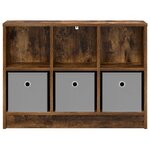 vidaXL Buffet Chêne fumé 73 5 x 22 5 x 53 5 cm