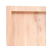 vidaXL Étagère murale 180x50x(2-6) cm bois de chêne massif non traité