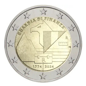 2 euros commémorative Italie 2024 - Garde des Finances.