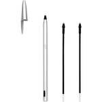 Stylo à Bille Cristal RE'NEW Corps Métal + 2 Recharges Noir BIC