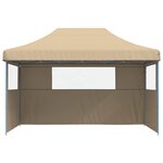 vidaXL Tente de fête 292 x 440 x 315 cm Beige Tissu Oxford