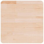 vidaXL Dessus de table carré 50x50x1 5 cm Bois chêne massif non traité