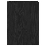vidaXL Support de Plante 2 pièces Chêne noir 30 x 30 x 40 cm