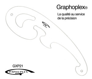 Pistolet en Altuglas transparent 30 cm