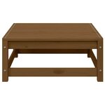 vidaXL Salon de jardin 2 Pièces avec coussins Marron miel Bois de pin