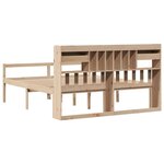 vidaXL Lit bibliothèque sans matelas 180x200 cm bois massif de pin