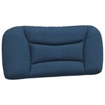 vidaXL Cadre de lit avec lumières LED bleu 80x200 cm tissu