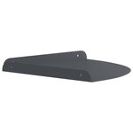 vidaXL Étagère Flottante d'Angle 2 pc Anthracite 30 x 30 x 2 cm