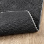 vidaXL Tapis OVIEDO à poils courts anthracite 200x200 cm