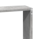 vidaXL Armoire murale 60x16x30 cm gris béton bois d'ingénierie