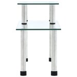 vidaXL Étagère de cuisine Transparent 45x16x26 cm Verre trempé