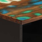 vidaXL Table de chevet 40x34x46 cm bois massif de récupération