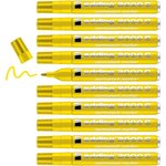 Marqueur Permanent 2000C Corps Alu Jaune Pointe Ronde 1 5-3 mm x 10 EDDING