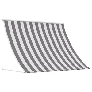 vidaXL Auvent Anthracite et blanc 400 x 150 cm