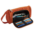 Trousse maïa multi-compartiments polyester recyclé - x 6 - exacompta
