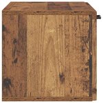 vidaXL Meuble TV mural Bois ancien 59 5 x 31 x 30 cm Bois d'ingénierie