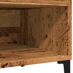 vidaXL Armoire à disques vieux bois 84 5x38x48 cm bois d'ingénierie
