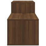 vidaXL Armoire à chaussures Chêne marron 150x35x45cm Bois d'ingénierie