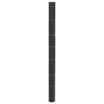 vidaXL Membrane anti-mauvaises herbes noir 1 5x25 m PP