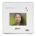 Alecto judas numérique de porte avec écran de 2 4" dc-700 blanc