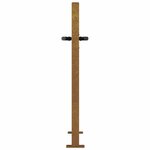 vidaXL Portail de jardin 105x80 cm acier corten conception de l'arbre