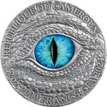 FROST DRAGON Dragonology 2 Once Argent Monnaie 2000 Francs Cameroon 2024