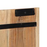 vidaXL Tête de lit 180 cm bois massif d'acacia