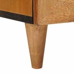 vidaXL Cabinet de salle de bain Marron clair 38 x 33.5 x 160 cm