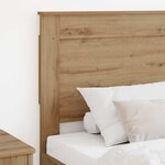 vidaXL Tête de lit Chêne artisanal 90 cm Bois d'ingénierie