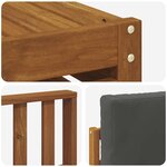 vidaXL Ensemble de canapés d'extérieur 6 pc Naturel et Anthracite