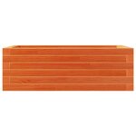 vidaXL Jardinière cire marron 70x40x23 cm bois de pin massif