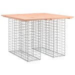 vidaXL Banc jardin design gabion 100x102x72 cm bois massif de douglas
