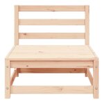 vidaXL Salon de jardin 3 Pièces bois massif de pin