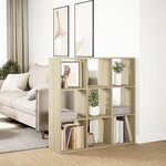 vidaXL Étagère séparatrice de pièce chêne sonoma 102x29x103 5 cm