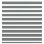 vidaXL Store zèbre gris foncé largeur du tissu 135 9 cm polyester