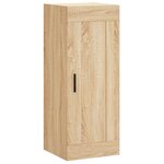 vidaXL Buffet haut Chêne sonoma 34 5x34x180 cm Bois d'ingénierie