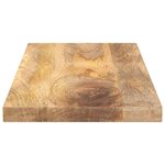 vidaXL Dessus de table 80x30x3 8 cm rectangulaire bois massif manguier