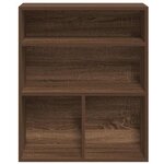 vidaXL Bibliothèque chêne marron 60x30x71 5 cm bois d'ingénierie