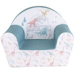 Fauteuil Club dinosaures Jurassic World pour enfant - l.52 x P.33 x H.42 cm