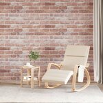vidaXL Panneaux muraux 3D 10 Pièces marron 100x50 cm EPS
