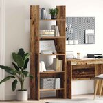 vidaXL Bibliothèque Bois ancien 60 x 35 x 180 cm Bois d'ingénierie