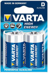 blister de 2 Piles alcalines LONGLIFE Power Mono (D/LR20) 1 5V VARTA